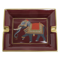Hermès Cendrier avec motif éléphant