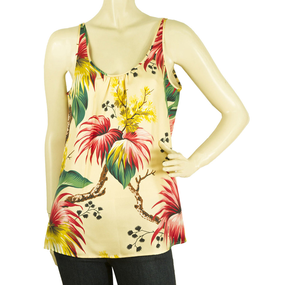 Dsquared2 Exotic nature Womans Silk Sleeveless Top