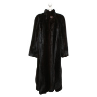 Fendi Mink coat in donkerbruin
