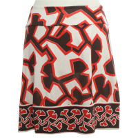 Diane Von Furstenberg skirt with pattern