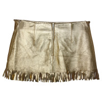 Jitrois Skirt Leather in Gold