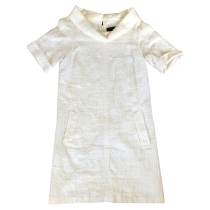 Jo No Fui Kleid aus Baumwolle in Weiß