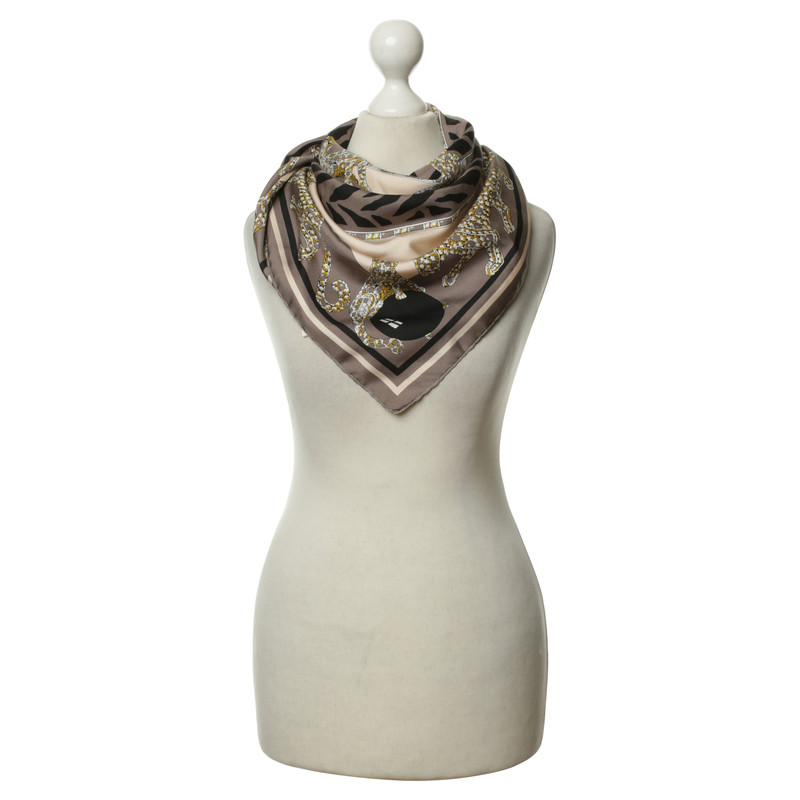 Cartier Zijden sjaal patroon