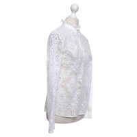 Baum Und Pferdgarten Lace blouse in white