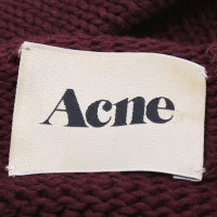 Acne Auberginefarbener Pullover