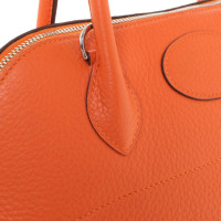 Hermès Bolide 31 aus Leder in Orange