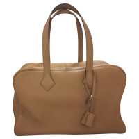 Hermès Victoria II 35 en Cuir en Ocre