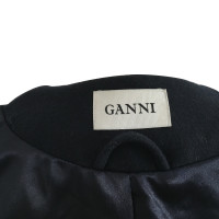 Ganni Coat in dark blue