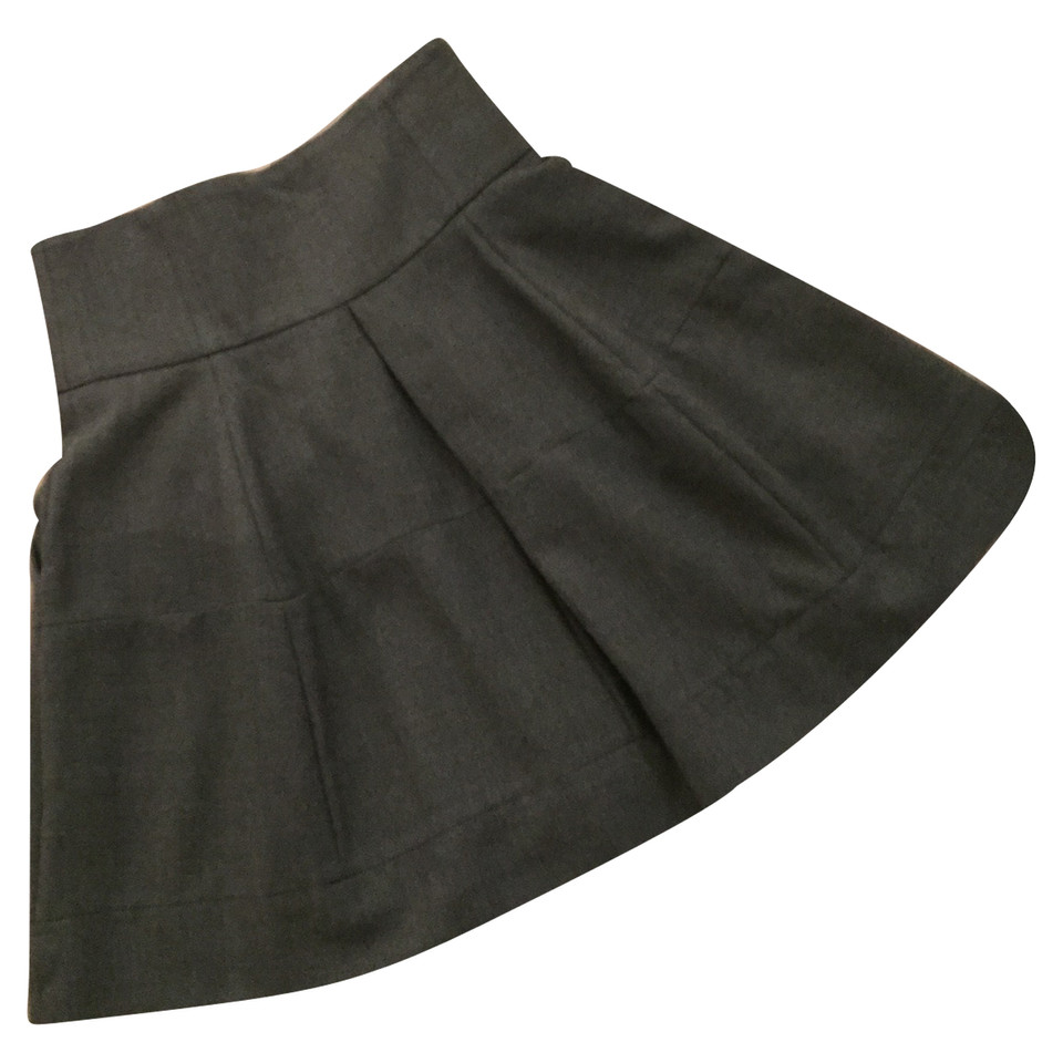 Gunex Skirt Wool in Grey