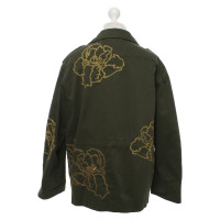 Luisa Cerano Jacket/Coat Cotton in Green