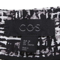 Cos trousers with pattern