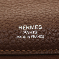 Hermès Kelly Bag 32 Suede in Brown