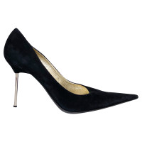 Gianmarco Lorenzi Pumps/Peeptoes Suede in Black