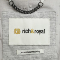 Rich & Royal Blazer in licht grijs