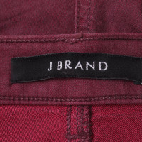 J Brand Bordeauxkleurige jeans