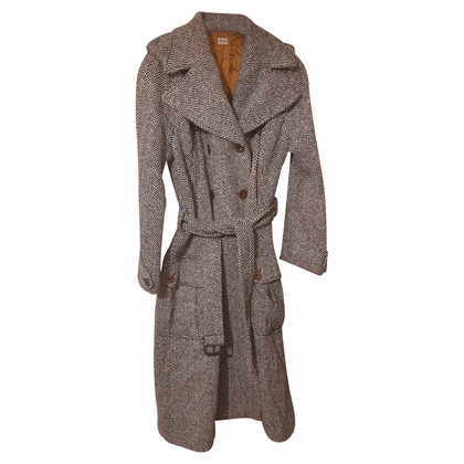 0039 Italy Jacke/Mantel aus Wolle in Grau