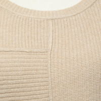 Turnover Sweater in beige