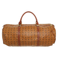 Mcm Sac de voyage en Toile en Marron