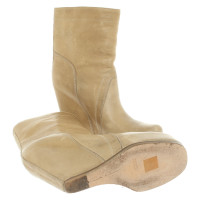 Rick Owens Ankle boots Leather in Beige