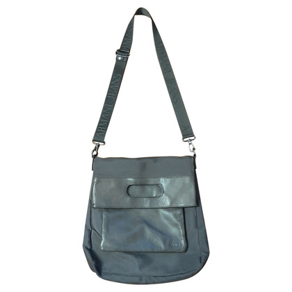 Armani Jeans Borsa a tracolla in Tela in Marrone