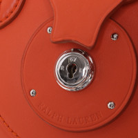 Ralph Lauren Handtasche aus Leder in Orange