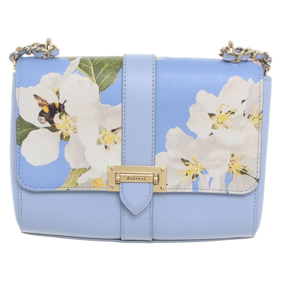 Aspinal Of London Borsa a tracolla in Pelle in Blu