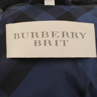 Burberry Woll-Jacke in Dunkelblau