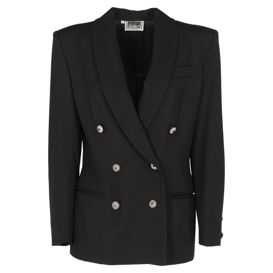 Luisa Spagnoli Blazer Wol in Zwart