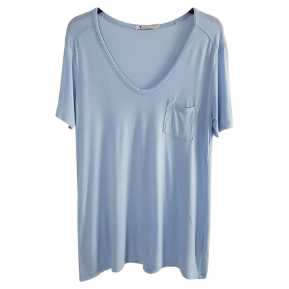 T By Alexander Wang Top Viscose in Blue