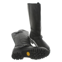 Max Mara Black leather boots