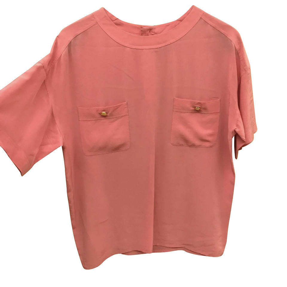 Chanel Top Silk in Pink