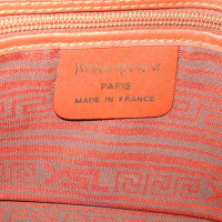 Yves Saint Laurent tissu du sac à bandoulière en cuir cru et