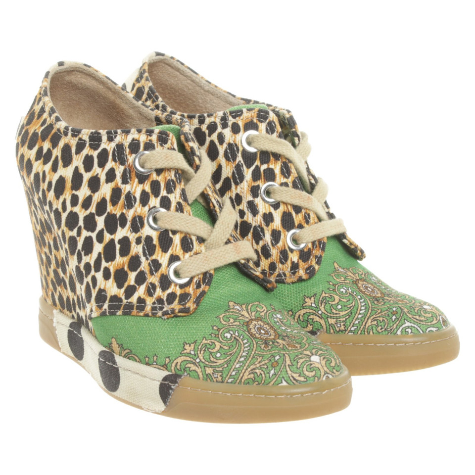 D&G Wedges aus Canvas