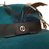 Gucci Hat with emu feathers