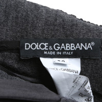 Dolce & Gabbana Corsage in Grau/Schwarz