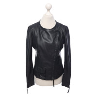 Dorothee Schumacher Jacke/Mantel aus Leder in Schwarz