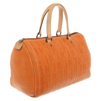 Carolina Herrera Handbag Leather in Orange