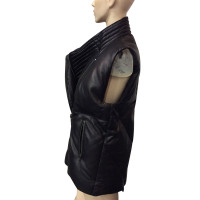 Helmut Lang Down vest in leather