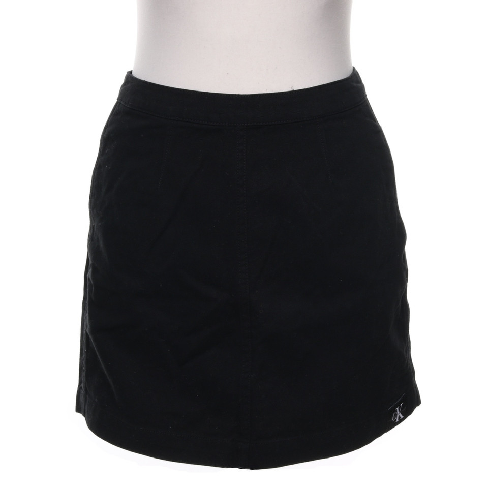 Calvin Klein Skirt Cotton in Black