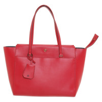 Tory Burch Shopper Leather in Red