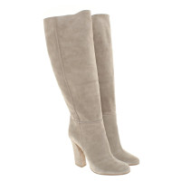 Casadei Wild leather ankle boots in grey