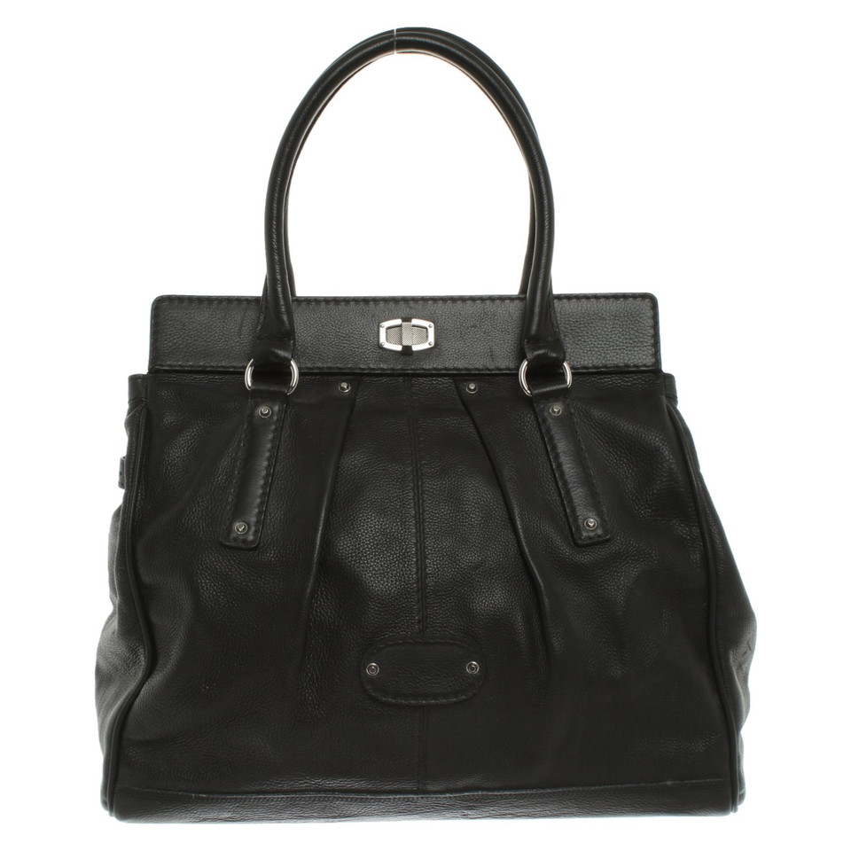 Balenciaga Shopper Leather in Black