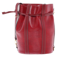 Lancel Shoulder bag Leather in Red