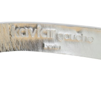 Kaviar Gauche Gürtel in Silber-Metallic
