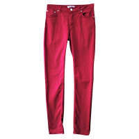 Acne Jeans in Cotone in Rosso