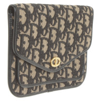 Christian Dior clutch con ricamo logo