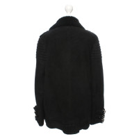 Anine Bing Jacket/Coat Fur in Black