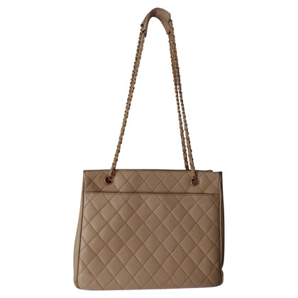 Chanel Tote bag Leather in Beige