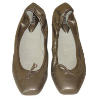 Bloch Slippers/Ballerinas Leather in Grey