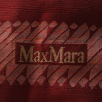 Max Mara Doek in de kleuren rood